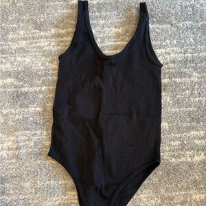 Black Ribbed Zara One Piece